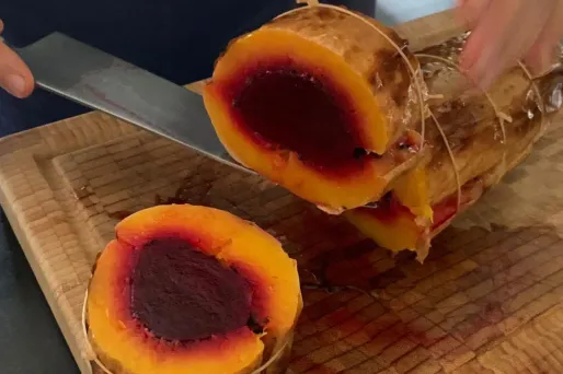 Un "rosbif" de butternut et betteraves