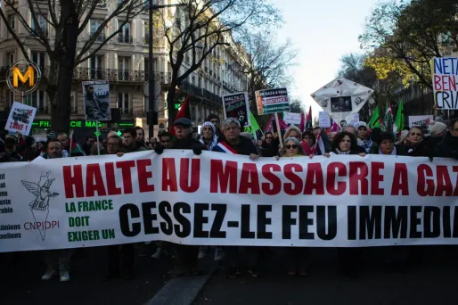 Manifestation pro-palestinienne