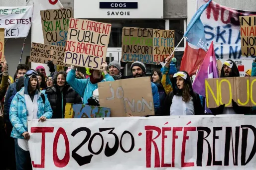 manifestation JO hiver 2030