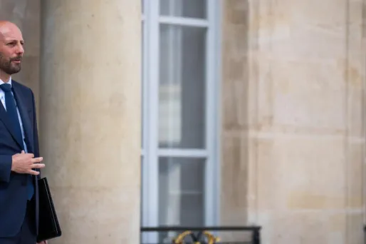 L'ex-ministre de la Fonction publique Stanislas Guerini n'a pas été reconduit jeudi dans ses fonctions par le Premier ministre Gabriel Attal.