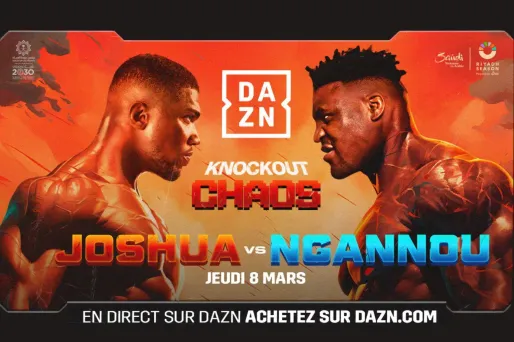 Découvrez à quelle chaîne et à quelle heure suivre le combat Joshua - Ngannou