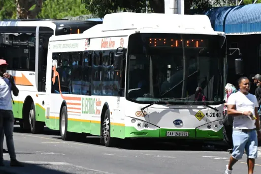 Un bus au Cap en Afrique du Sud.