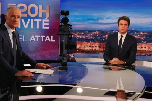 Impôts, assurance chômage, déficit public... Ce qu'il faut retenir de l'interview de Gabriel Attal au 20H de TF1