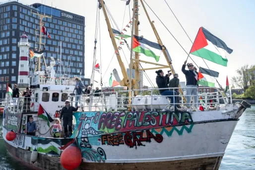 Suède : un navire en route vers Gaza fait halte à Malmö en plein Eurovision