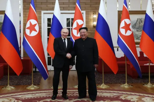 Vladimir Poutine et Kim Jong Un signent un accord d'assistance mutuelle en cas «d'agression»