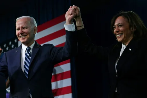 Kamala Harris et Joe Biden en campagne ensemble le 15 août