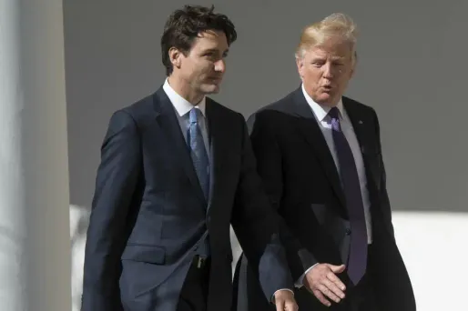 Justin Trudeau et Donald Trump se sont entretenus par téléphone du commerce du bois et du lait.