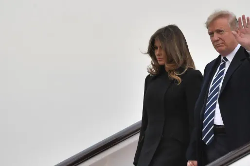 Donald Trump, avion, Pékin crédit : JIM WATSON / AFP - 1280