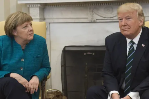 Angela Merkel, Donald Trump crédit : SAUL LOEB / AFP - 1280