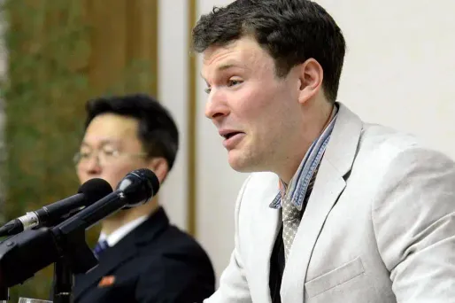 Otto Warmbier avait été condamné en 2016 à 15 ans de travaux forcés pour le vol d'une affiche de propagande lors d'un voyage touristique.