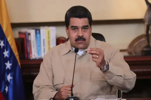 Nicolas Maduro, 19 avril crédit : PRESIDENCIA / AFP - 1280