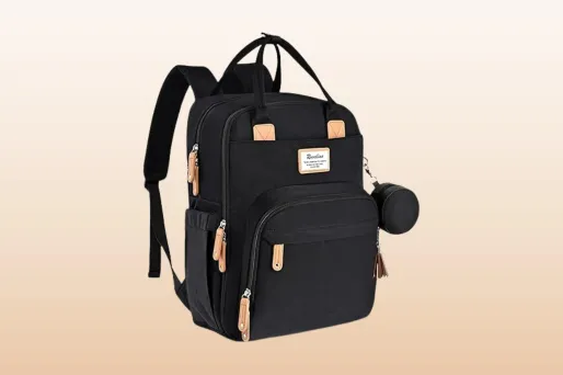 RUVALINO Sac à dos à langer Grand sac à dos à langer avec sac multifonctionnel pour bébé