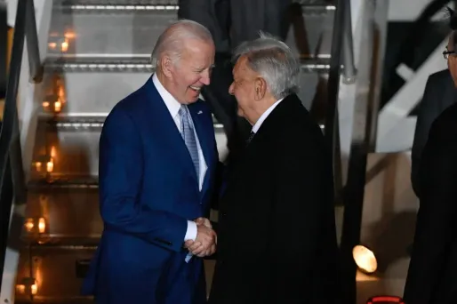 Joe Biden et  Andrés Manuel Lopez Obrador