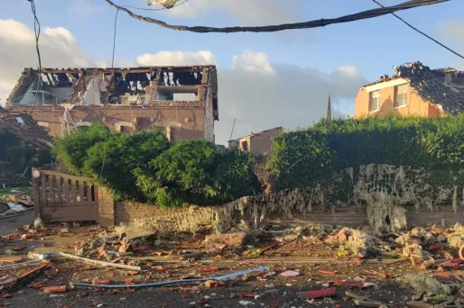 Ce jeudi, une tornade a ravagé le centre-ville de Pontarion dans la Creuse. (Illustration)