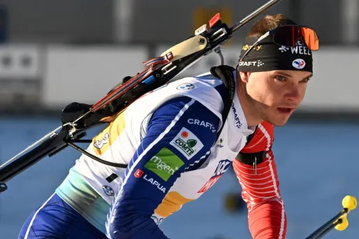 Émilien Jacquelin a décroché le titre de champion du monde sur le relais masculin lors des Mondiaux 2023 de biathlon