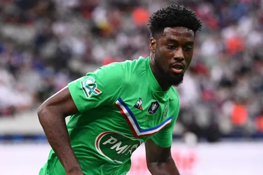 L'attaquant de l'ASSE Jean-Michel Krasso a délivré une passe décisive sur le premier but de son équipe