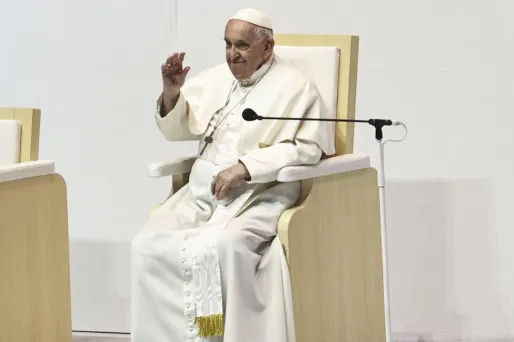 Le pape François a tenu un discours ce vendredi à Budapest en Hongrie