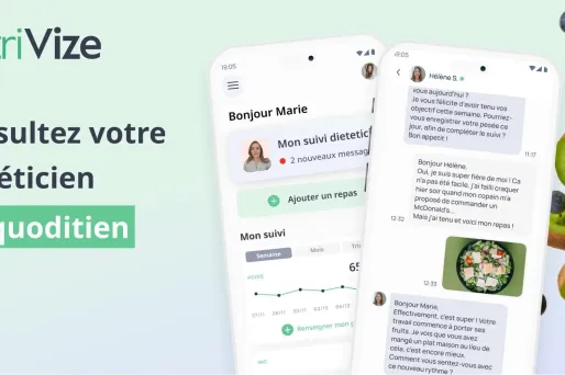Alexandre Chombeau lance l'application diététique NutriVize
