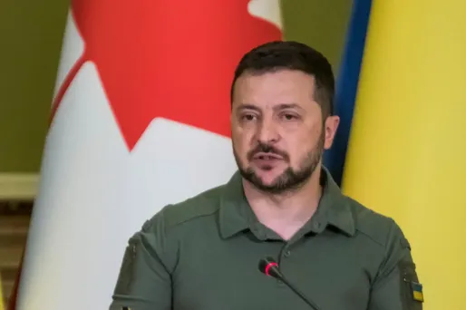 Volodymyr Zelensy est accompagné du Premier ministre canadien Justin Trudeau en visite surprise à Kiev.