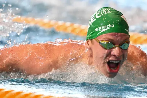 Léon Marchand a décroché son quatrième titre aux championnats de France de natation.