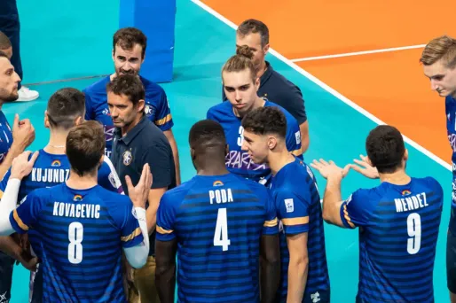 L'équipe de France s'est inclinée face au Brésil trois sets à un.