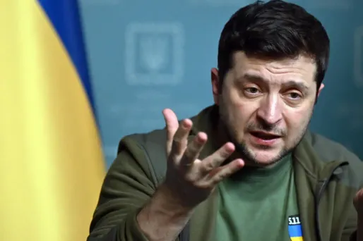 Volodymy Zelensky, le président ukrainien s'est exprimé en visio-conférence lors du sommet du G7 ce lundi.