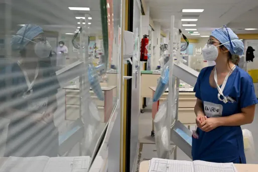 Le nombre de patients hospitalisés a retrouvé son niveau de la mi-août (Illustration).