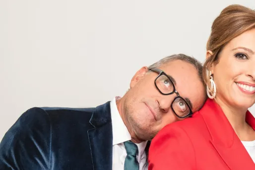 Christophe Dechavanne et Léa Salamé