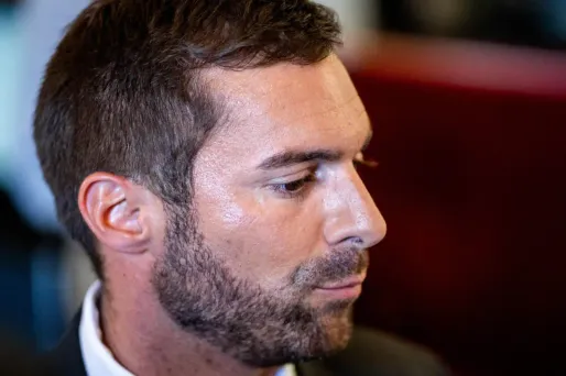 le député Rassemblement National Julien Odoul a critiqué la position de "certains responsables de la France insoumise" après le retrait du député Adrien Quatennens (Illustration)