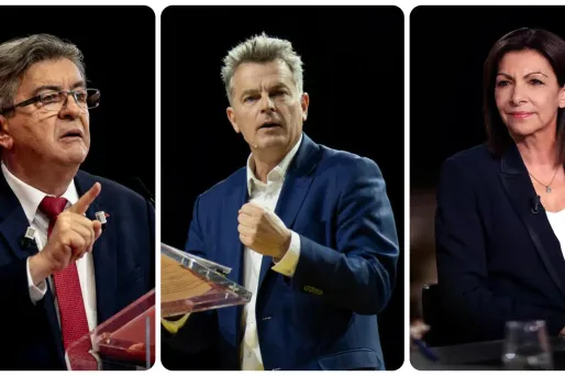 mélenchon roussel hidalgo