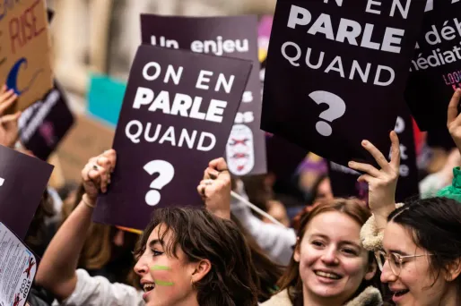 Des manifestants ont marché samedi pour réclamer une plus grande place pour l'écologie dans les débats présidentiels.