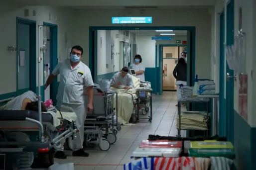 Les hôpitaux français comptent actuellement 31.621 patients atteints du Covid (Illustration).