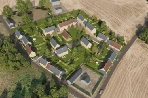 plan village chrétien Indre et Loire