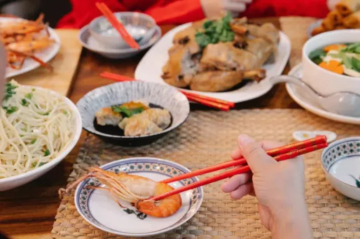 Il existe plusieurs règles à respecter pour un repas qui porte bonheur