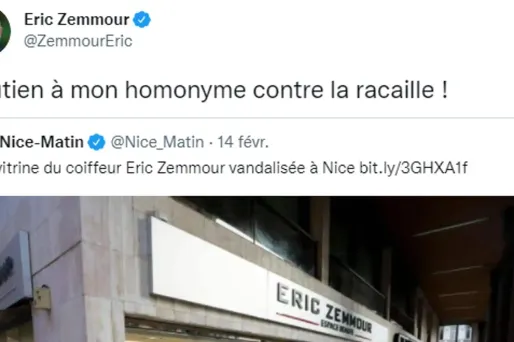 From Zemmour to Zemmour