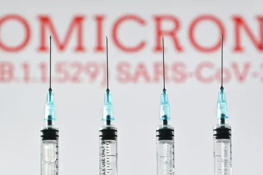 Selon l'étude d'un hôpital israélien, la quatrième dose n'offre qu'une défense "partielle" contre Omicron (Illustration).