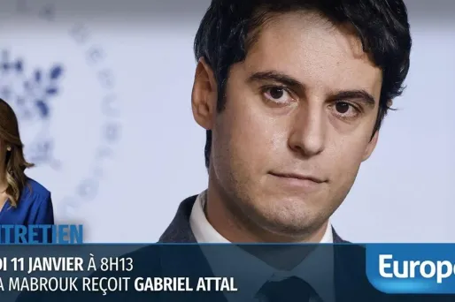 Gabriel Attal est l'invité de Sonia Mabrouk mardi à 8h13