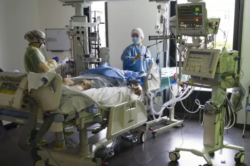 Le nombre d'hospitalisations est en légère hausse.