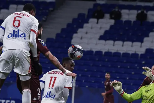 Lyon s'est incliné contre Metz.