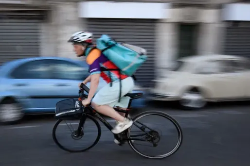 Un livreur Deliveroo a été condamné à quatre mois de prison ferme (photo d'illustration.)