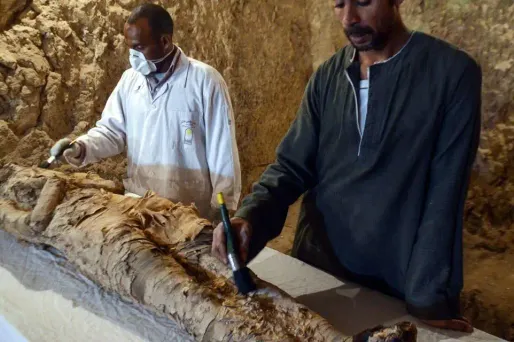 Les scientifiques ont étudié la momie au scanner (photo d'illustration).