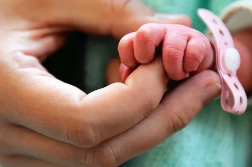 Le bébé se porte bien. Photo d'illustration.