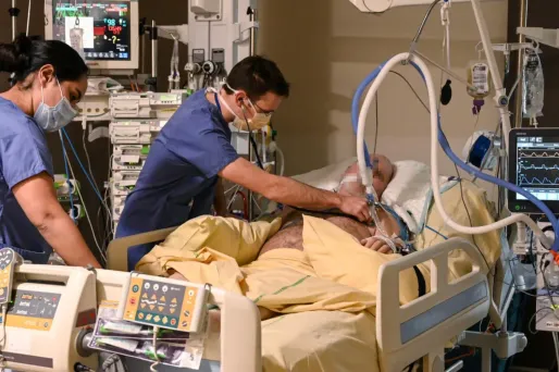 Les réanimations sont en hausse. Image d'illustration.