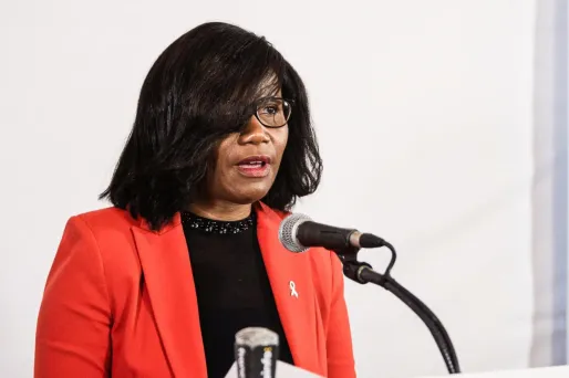 Elisabeth Moreno a déploré le peu de femmes dans le premier cercle d'Emmanuel Macron.