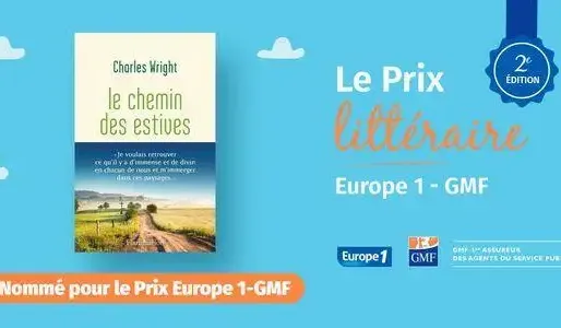 Charles Wright, lauréat du Prix Littéraire Europe 1-GMF avec "Le chemin des estives"