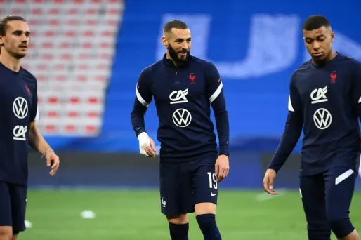 Griezmann Benzema Mbappé