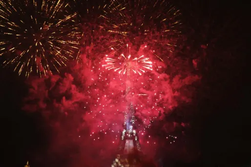 Feu d'artifice Tour Eiffel