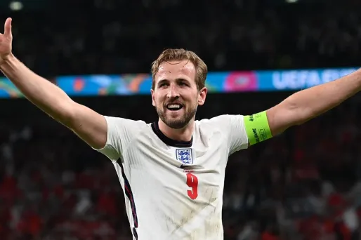 Harry Kane a déjà marqué quatre buts pour l'Angleterre depuis les huitièmes de finale de l'Euro