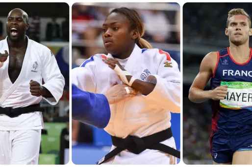 Teddy Riner Clarisse Agbegnenou Kevin Mayer