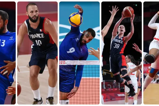 Handball Basket Volley France JO Tokyo